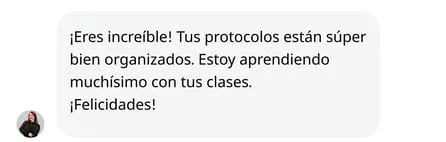 Testimonio de alumna sobre resultados prácticos
